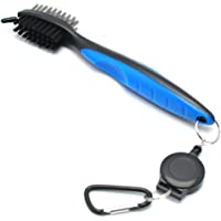 Mile High Life Golf Club Brush Kit de Herramientas con Limpiador de Ranuras para Palos- Cable de extensión retráctil y…